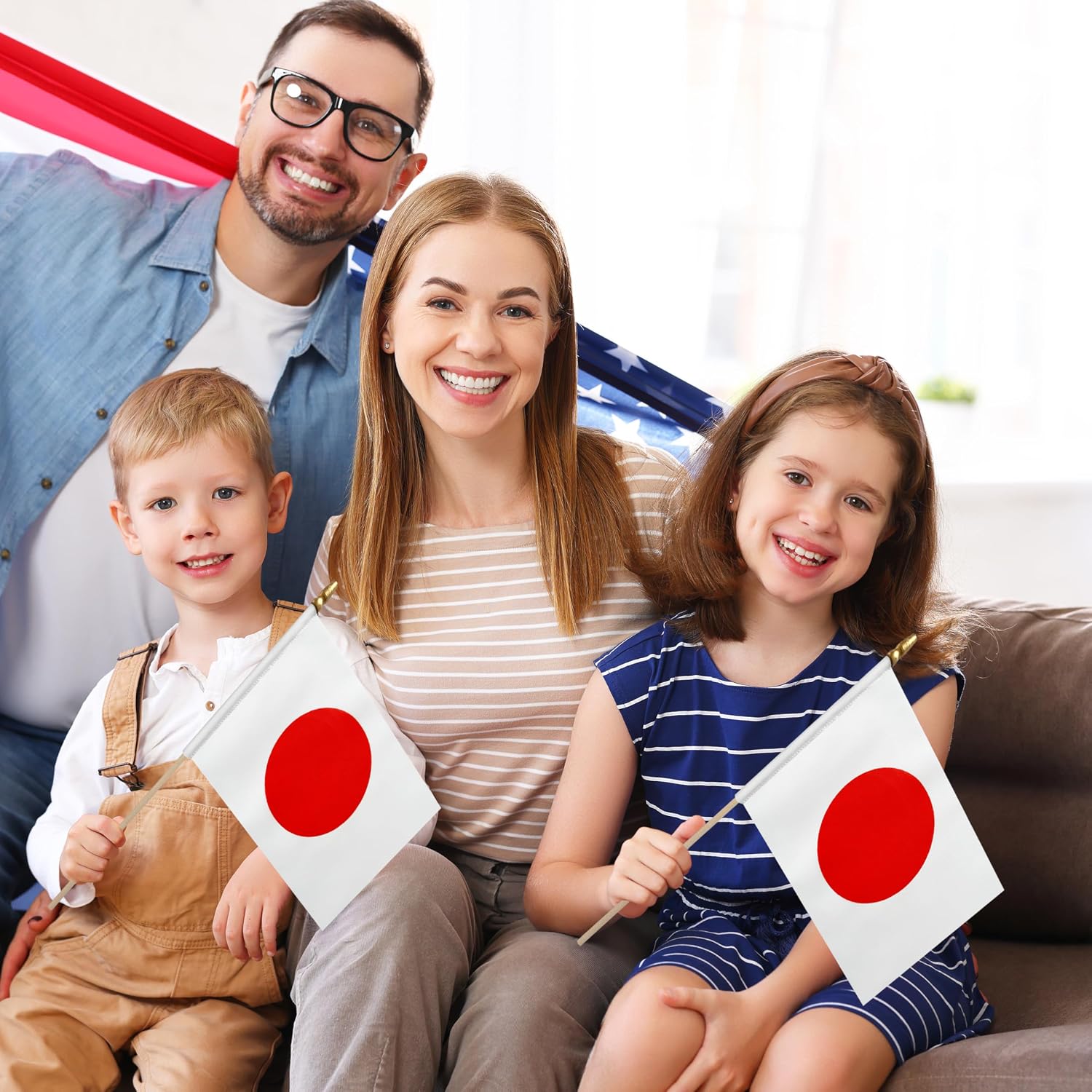 12Pcs 8×12 Inch Japan Flags Small Japanese Flag on Wood Stick Mini Handheld Flags Decorations image 5