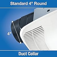 Vista 5 de Air King BFQ50 ENERGY STAR® Qualified - Ventilador Extractor SNAP-IN Calificado, 50 CFM