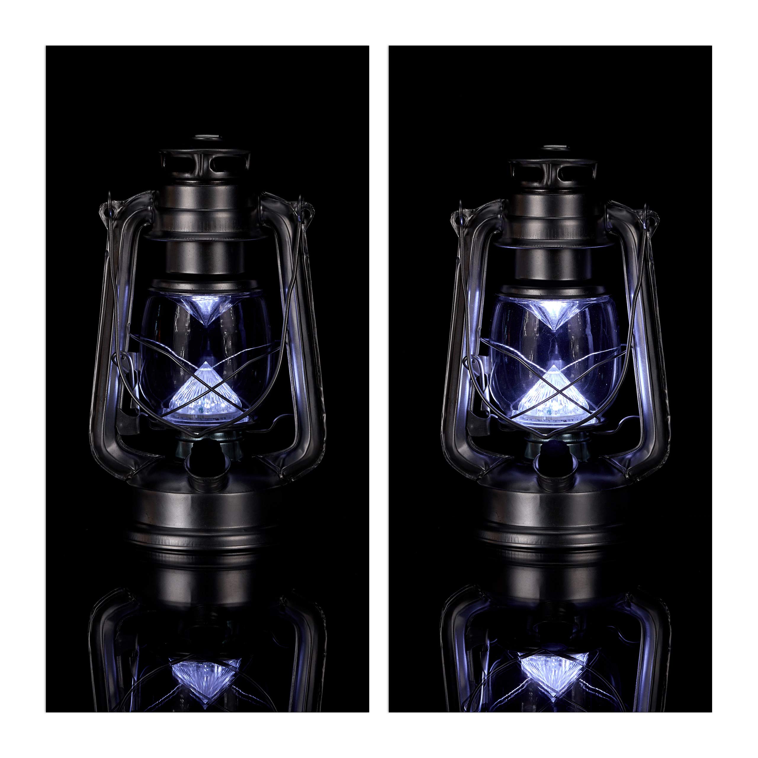 Lanterne Vintage Led Lampe Tempête Intérieur Extérieur Lampe De Table