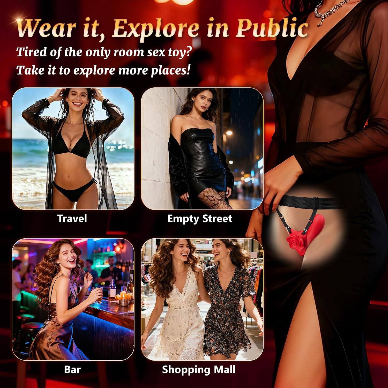 Hands Free Wearable Panty G Spot Vibrator Sex Toys
