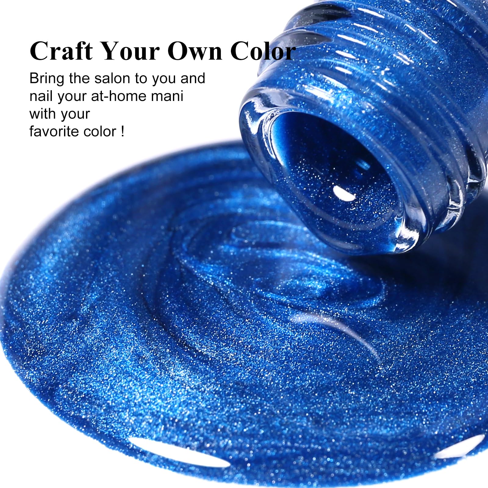 Imtiti Moonlight Gel Occhi di Gatto Smalto per unghie, 15ml Blu Mare Cristallo Olografico Diamante Glitter Magnetico UV Smalto Gel Soak Off con Stick Magnetico per Nail Art 1Pcs