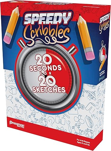 Miniatura 6 de Speedy Scribbles - Los 20 segundos para 20 bocetos juego de dibujo para 4-8 jugadores por Pressman