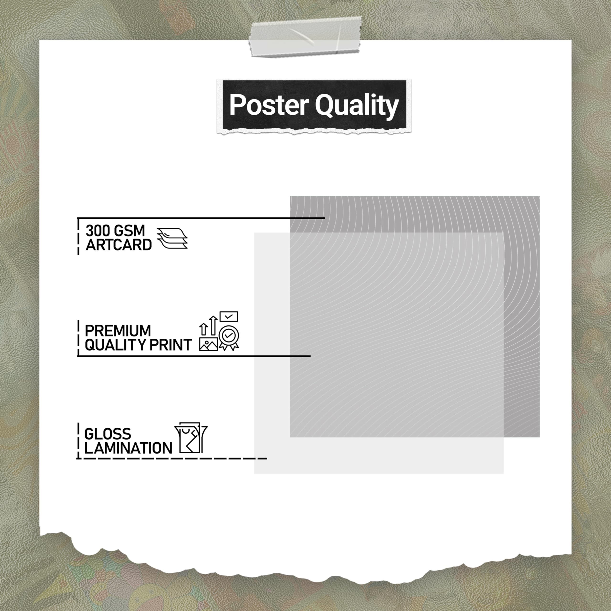 MODERN GALLERY MART Motivational Quotes Poster with Frame - Size 8x8 Inch Inspirational Wall Art Frame for Office, Bedroom & Home Decor (Motive_05) 3