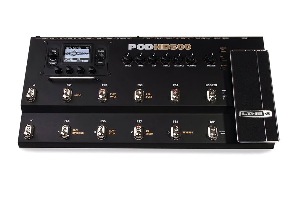 LINE6 POD HD500 ギターエフェクター Line 6 POD HD 500 Multi Effector : Amazon.in: Musical