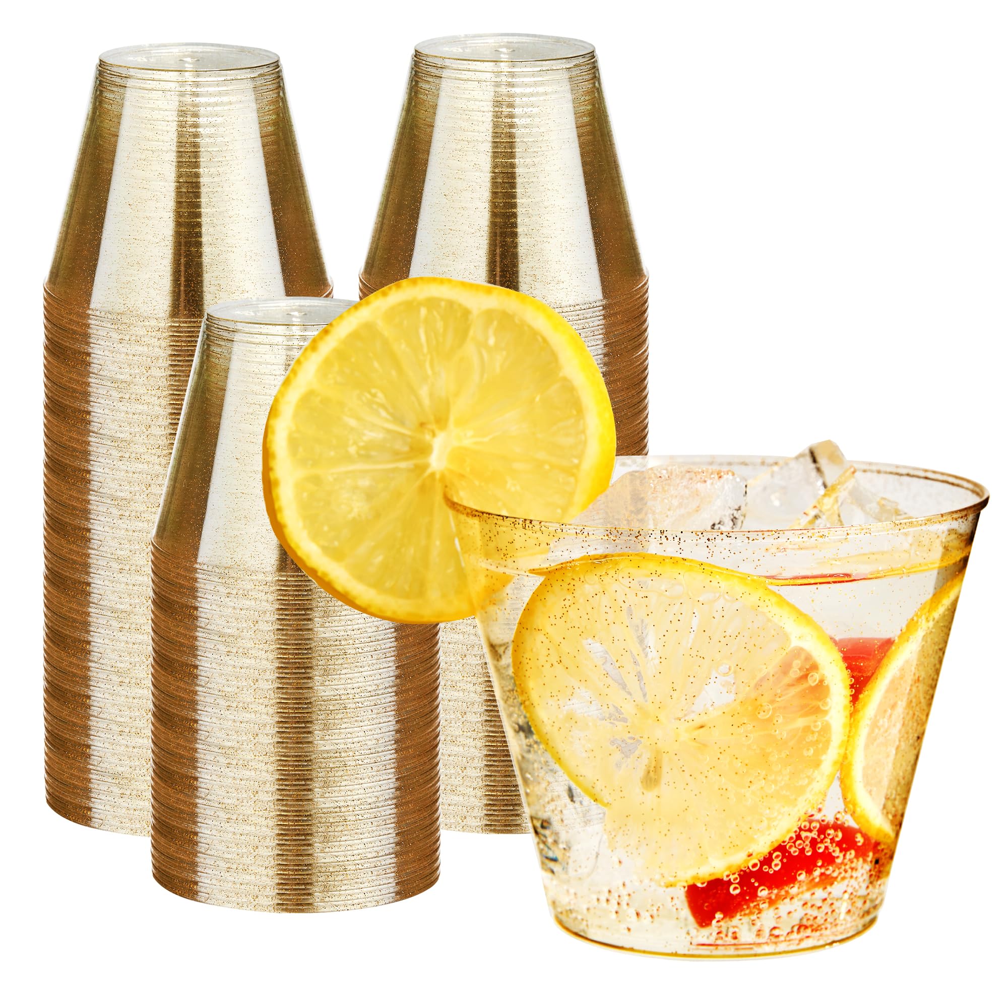 RACETOP 9 oz Clear Plastic Cups 100 packs, Perfect for Parties, Wedding — Amazon image 18