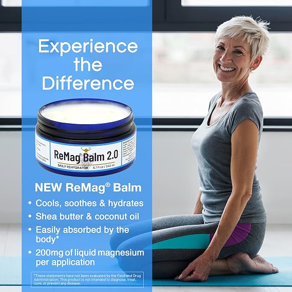 RnA ReSet ReMag Balm Ultra - Rich Magnesium Body Moisturizer 8.1 fl oz