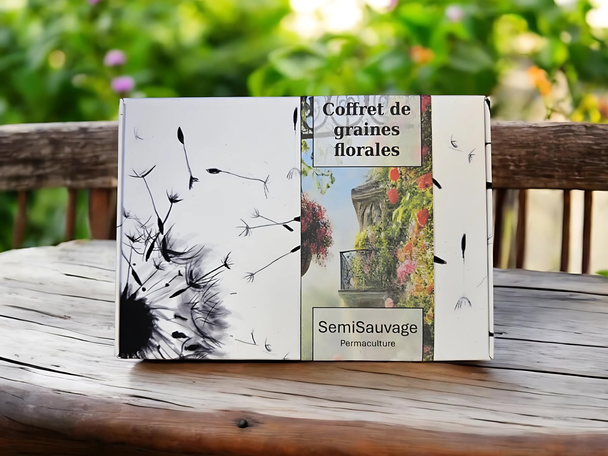 Coffret de Graines à Offrir pour Balcon et Terrasse SemiSauvage