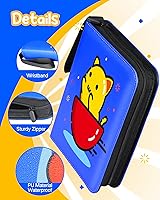 Vista 5 de Carpeta de tarjetas para tarjetas Pokémon, 4 bolsillos coleccionables, álbumes de tarjetas coleccionables para libros, 400 tarjetas con fundas