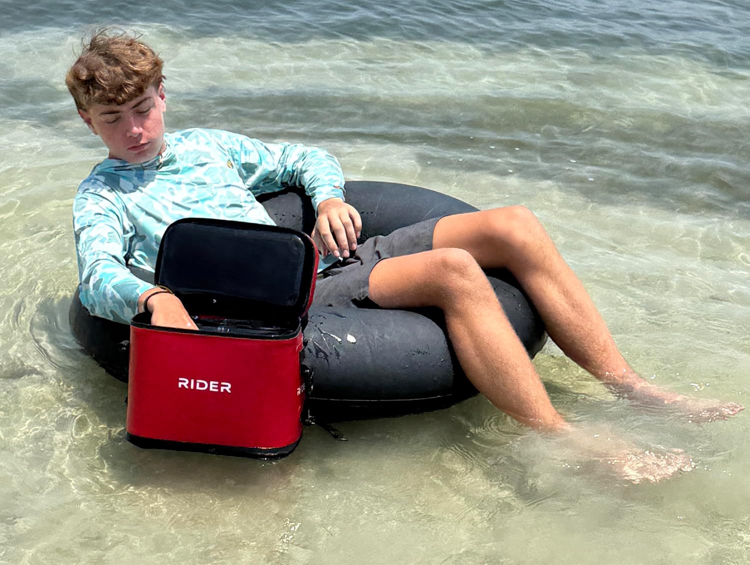 Rider Coolers PWC Jet Ski Sea Doo Cooler Fits Personal Watercraft, Kayaks, Inner Tubes with backpak Harness