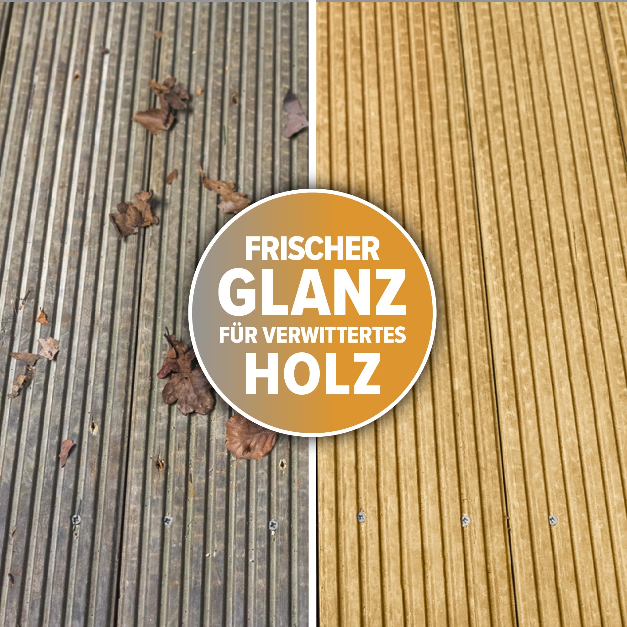 Roxil Holzentgrauer Gel – Entgrauer, Oxalsäure Holzreiniger zum Auffrischen von vergrautem Holz. Entfernt Patina, Holzentgrauer für Holzterrassen, Gartenmöbel oder Zäune im Außenbereich (5 L)