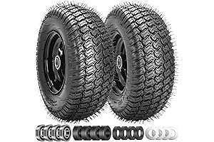 13x5-6 Tubeless Lawn Mower Tire and Rim Assembly