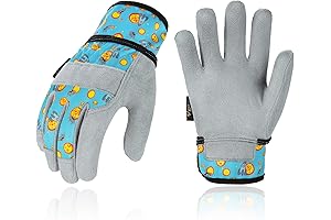 Vgo 1-Pair Age 3-4 Kids Gardening Gloves