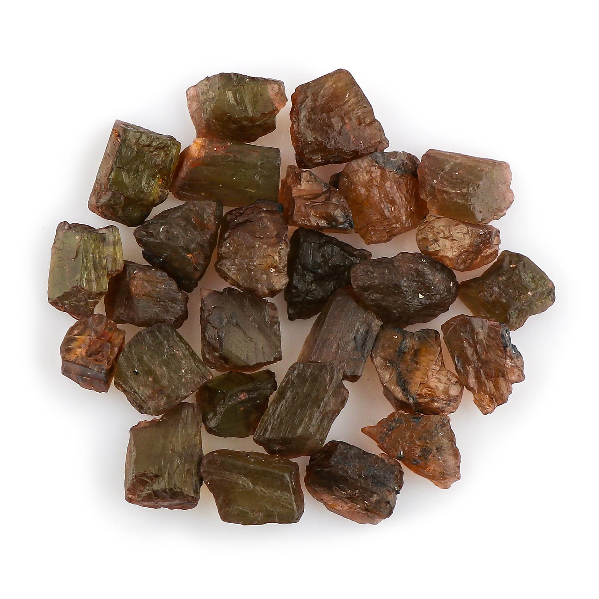 CRYSTALIS 100 cts Natural Andalusite Garnet Loose Gemstone Wholesale Bulk Rough Jewelry Making Supply, Chakra & Healing Raw Stones, Wire Wrapping, DIY, Gem Collection, DIY Practice Stones