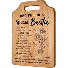 Bestie Gifts for Women, Best Friend Cutting Board for Birthday, Christmas