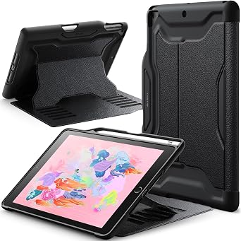 JETech Case for iPad 6th/5th Gen 9.7" 2018/2017, Black