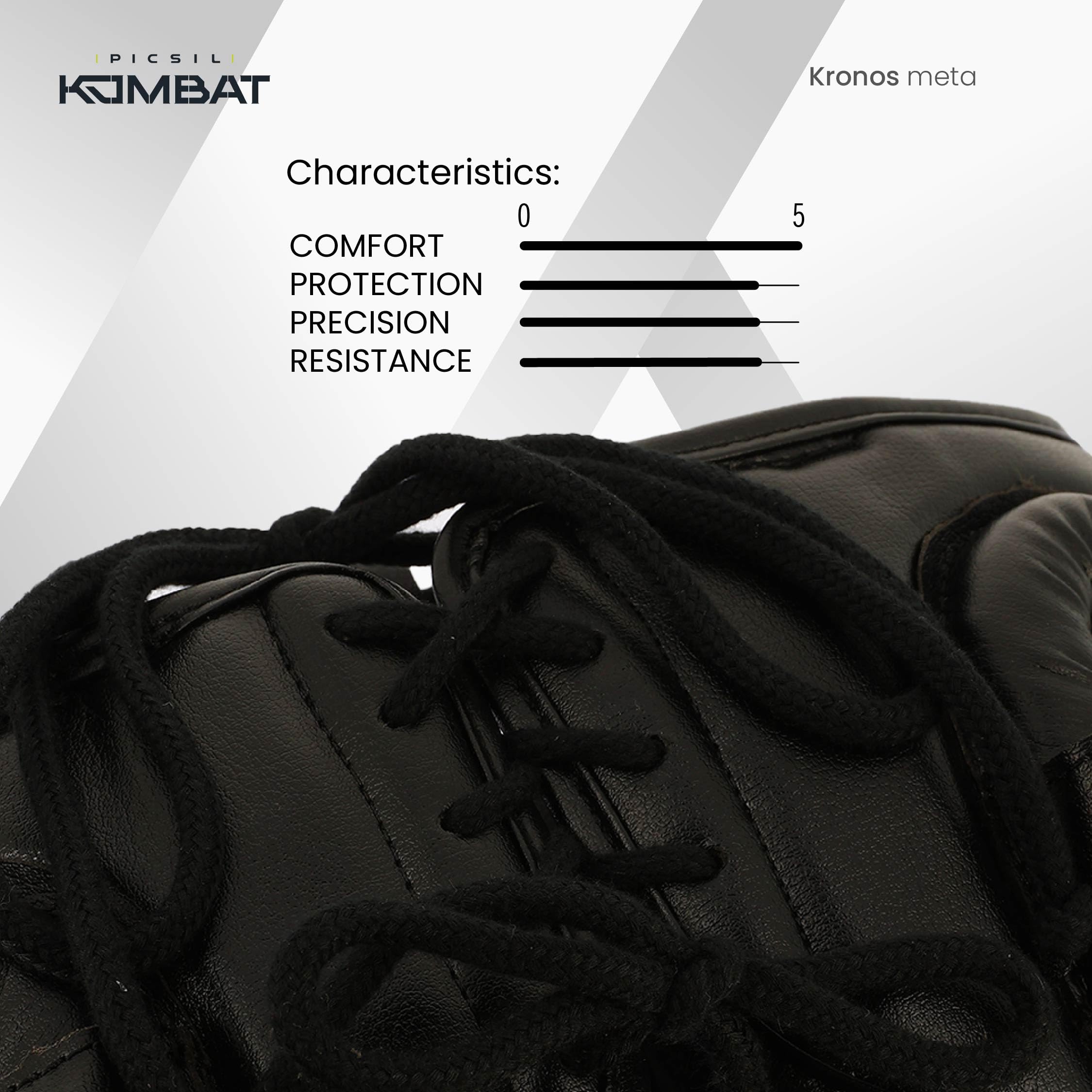 Picsil Kombat Kronos Meta Kask bokserski, Kask bojowy do sztuk walki, takich jak MMA, Muay Thai, Kickboxing, Regulowany rozmiar