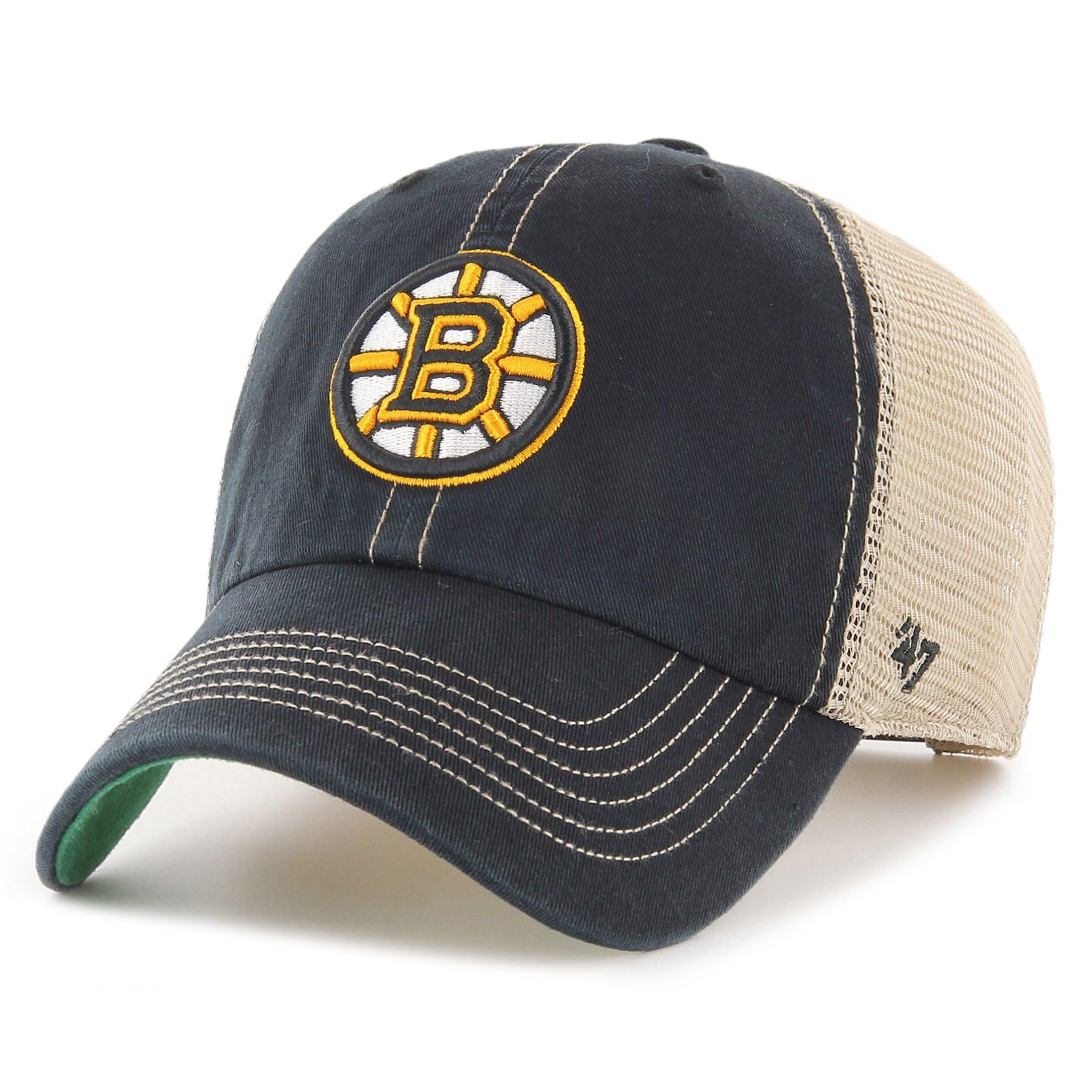 47 Brand Trucker Vintage Cap - Trawler Boston Bruins Black