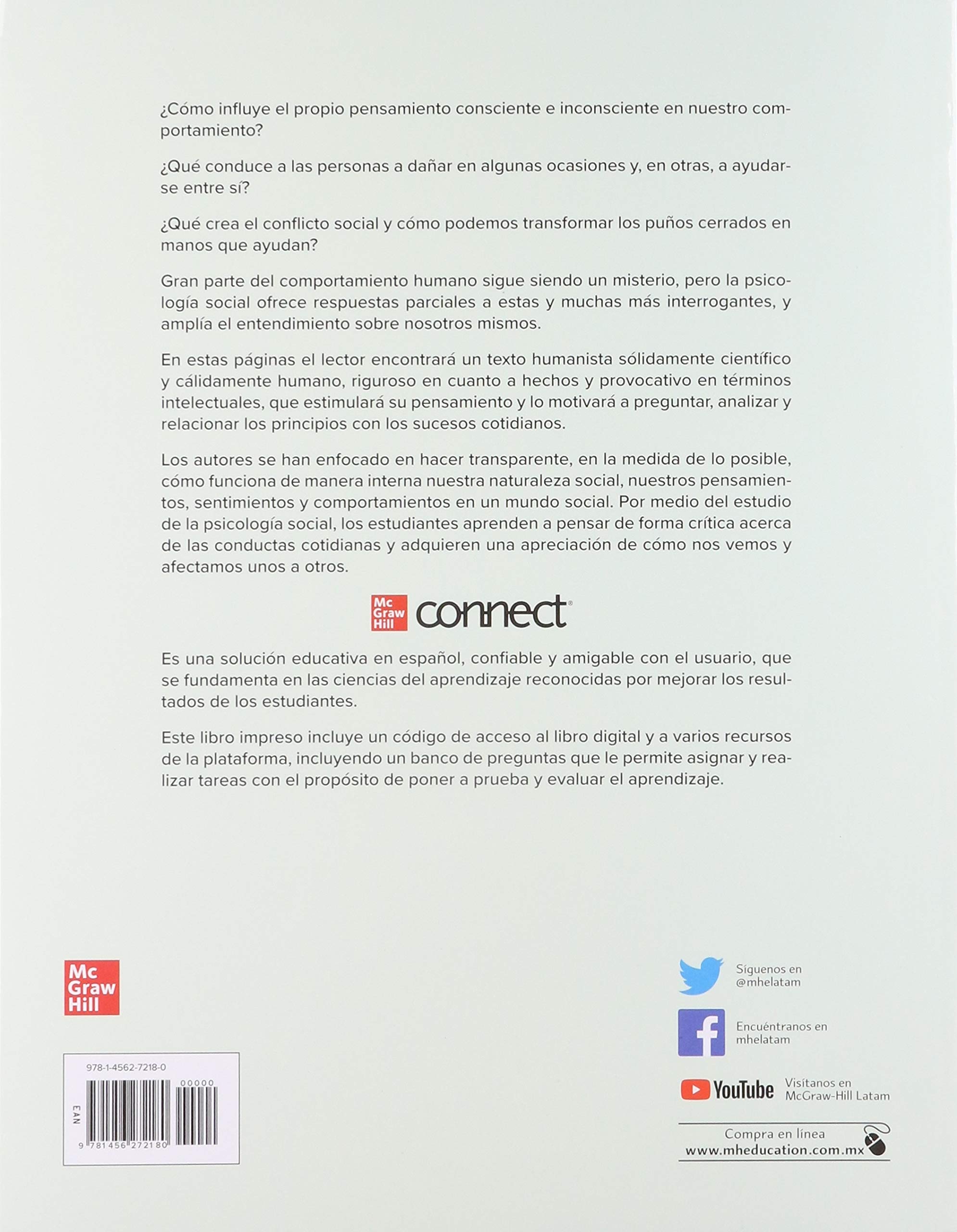 *** PSICOLOGIA SOCIAL CON CONNECT - 9781456272180