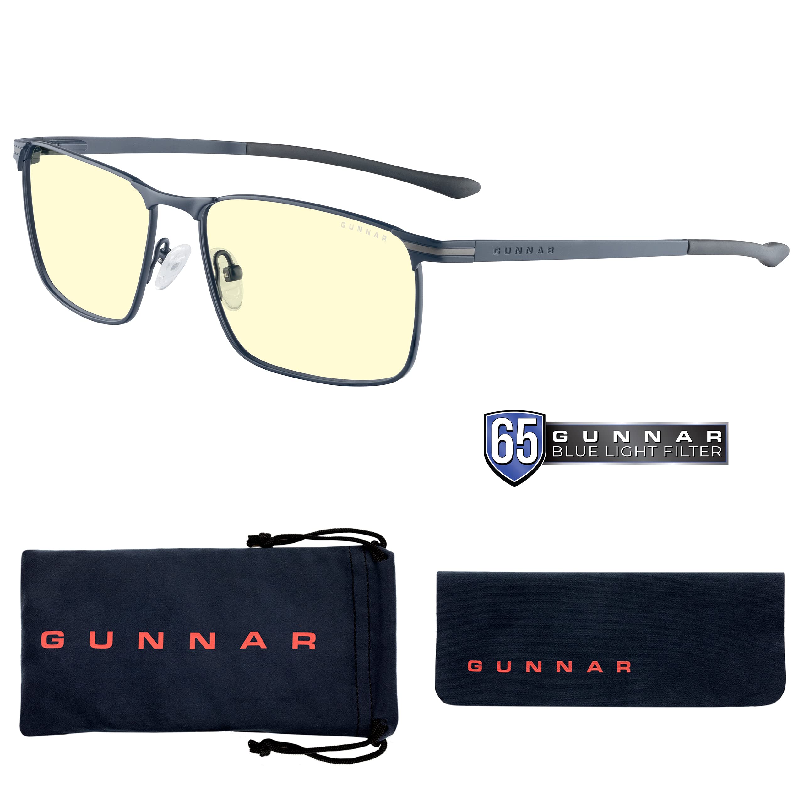 Gunnar Gafas luz azul Titanium - Mendocino