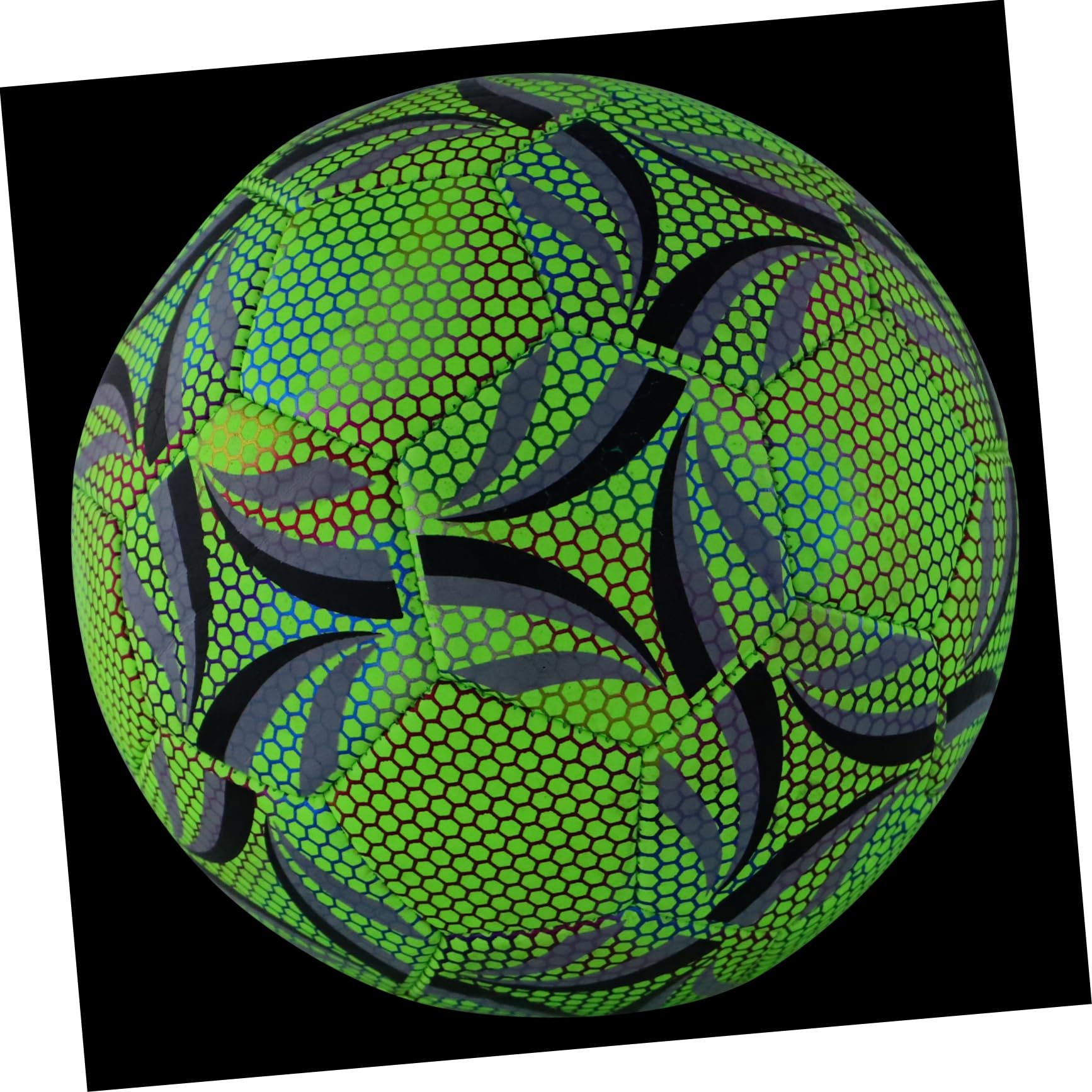 BESPORTBLE Pelota De Fútbol Iluminada Alta Durabilidad y Diseño Ergonómico para Entrenamiento