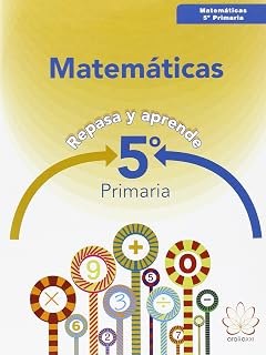 Matematicas 5º Educacion Primaria Repasa y Aprende Ed 2016