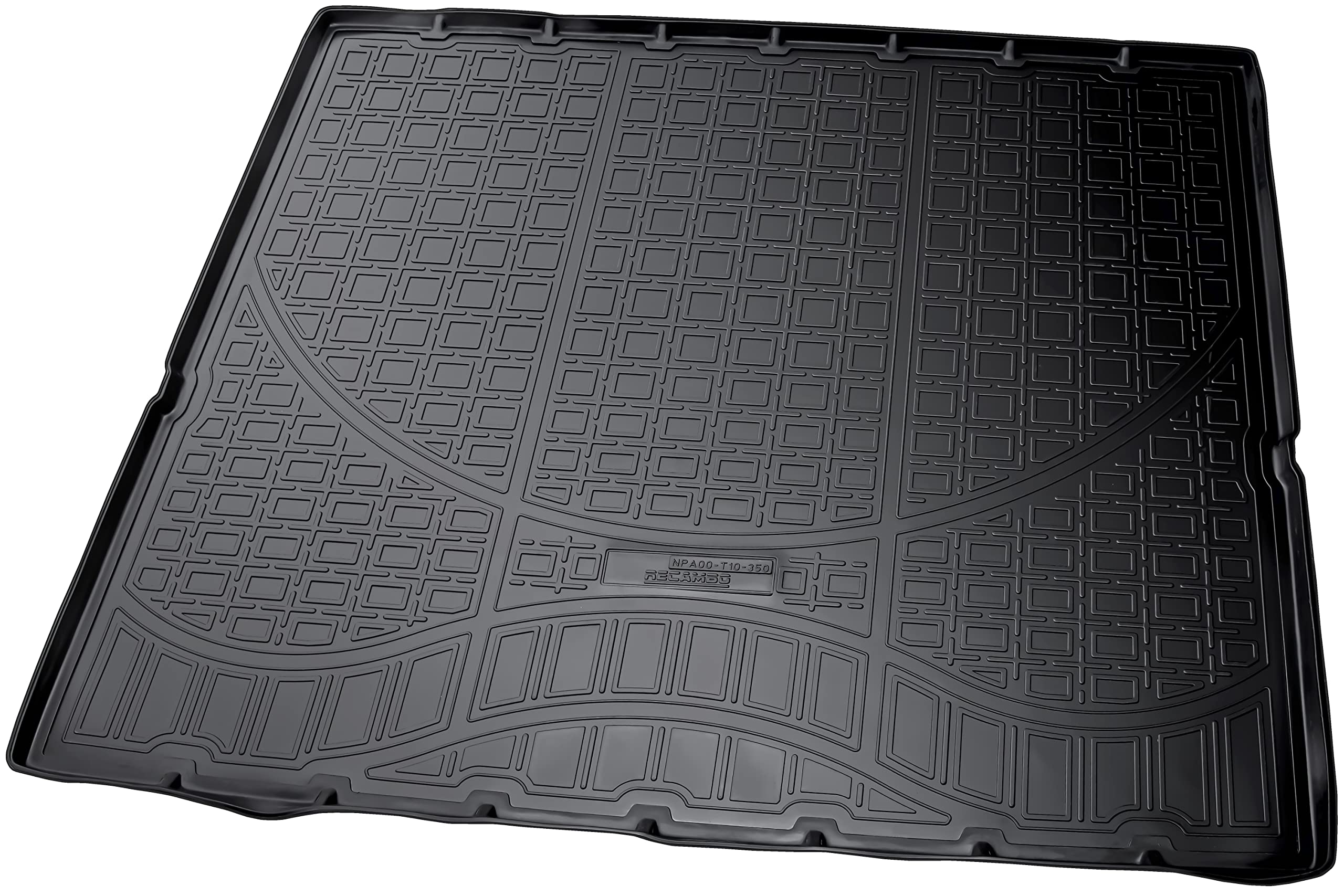 Recambo Alfombrilla de Goma para Maletero Apta para Escalade, Tahoe, Yukon | K2XX | 5 Asientos | año 2015 2020 | Ajuste Borde