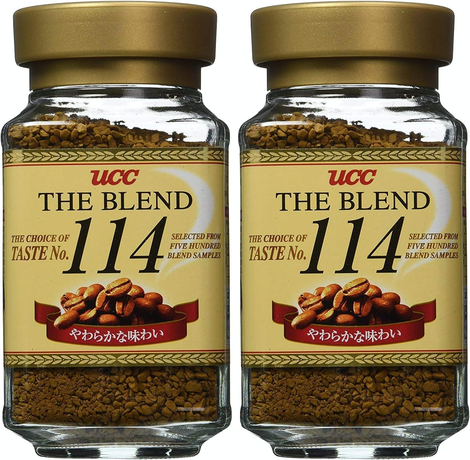 UCC The Blend 114 Instant Coffee, Instant Black Coffee, Smooth Flavor, Imported from Japan, 3.17 Oz (90 g), Pack of 2