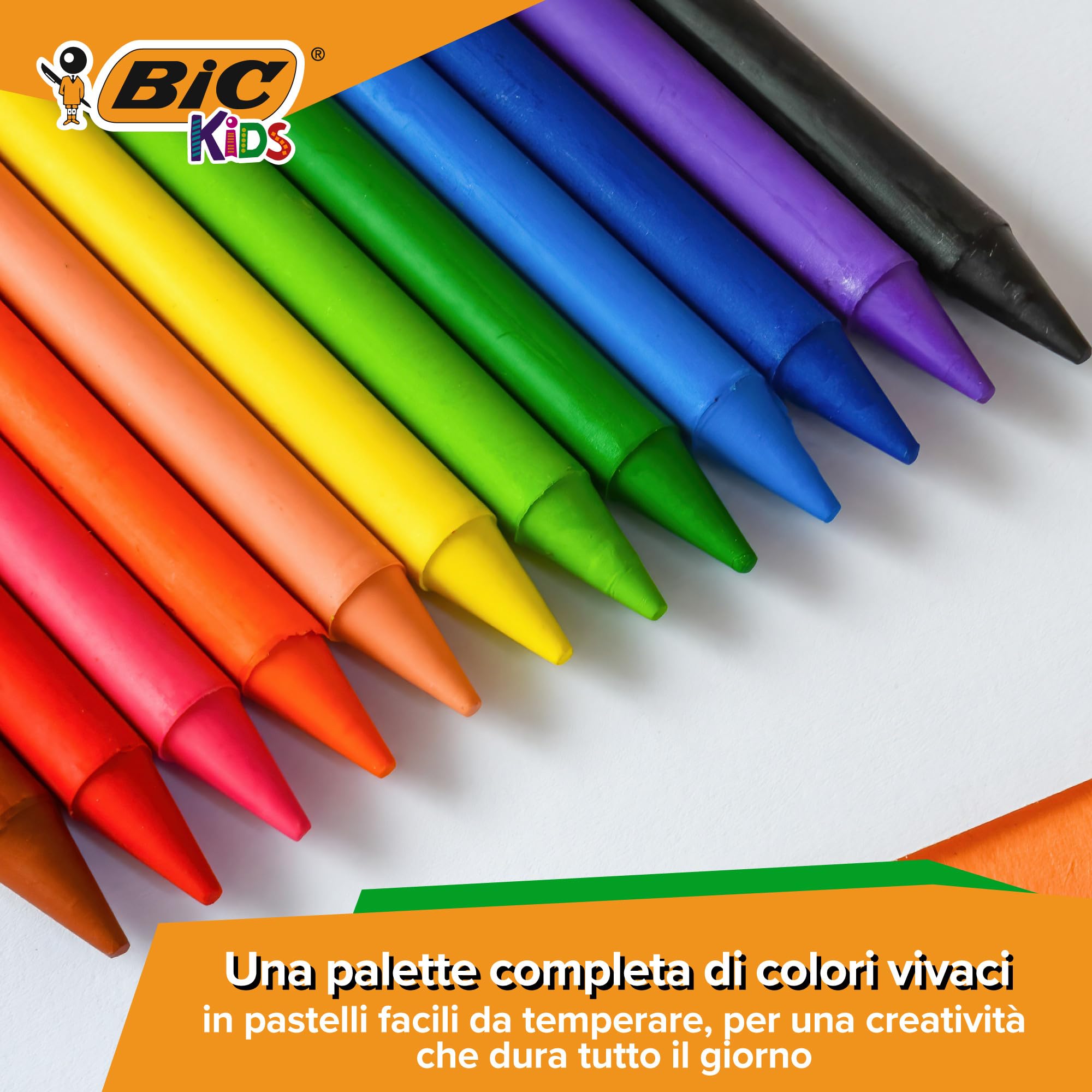 BIC Kids, Set Colori Bambini, Libri da Colorare, Matite Colorate, Pennarelli, Pastelli, Idea Regalo Bambini, 57 unità "esclusiva amazon"