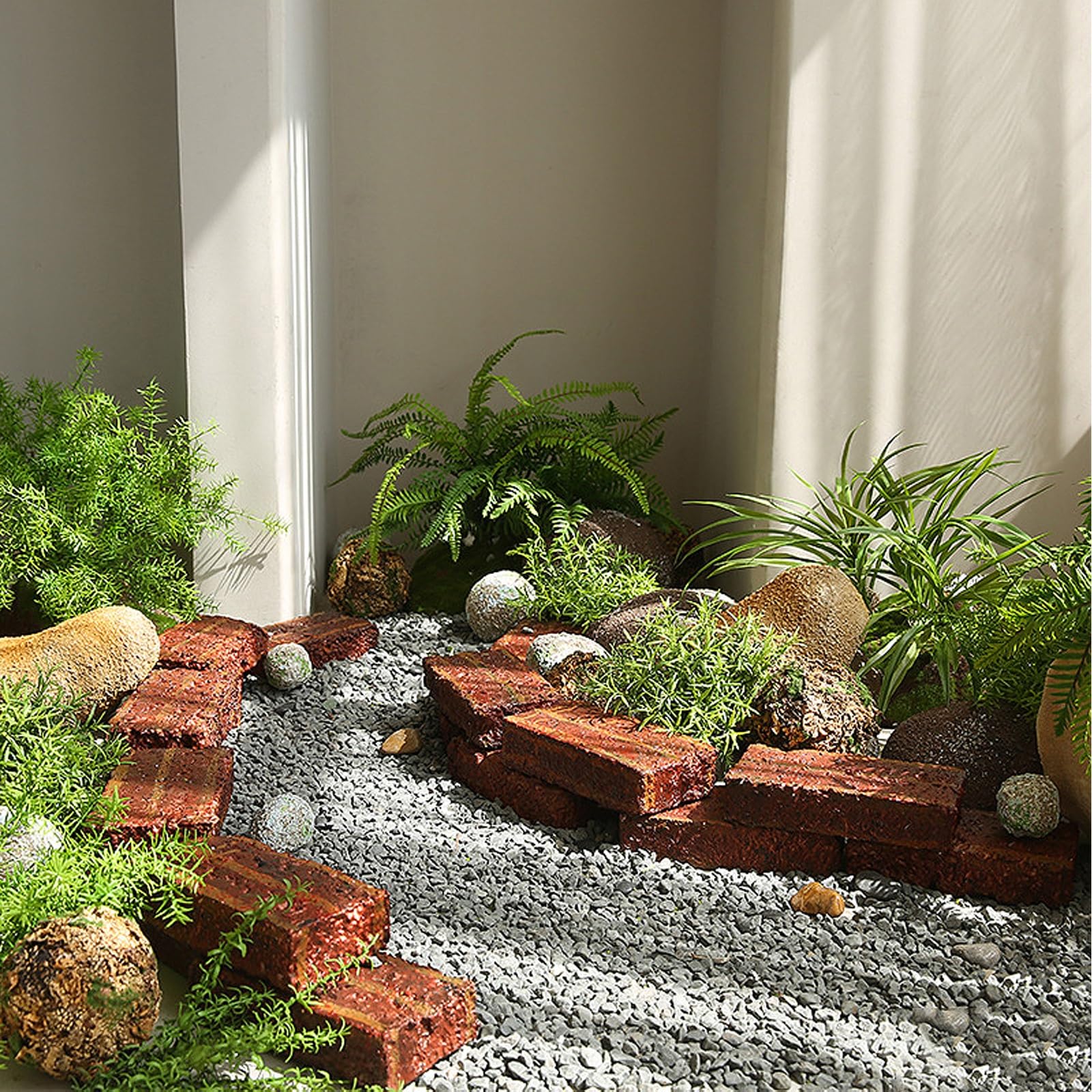 Kunstfelsen for die Landschaftsgestaltung, Steine Garten for den Außenbereich, Dekosteine Garten, Leichte Kunstfelsen for die Landschaftsgestaltung, Garten- und Innendekoration(D)