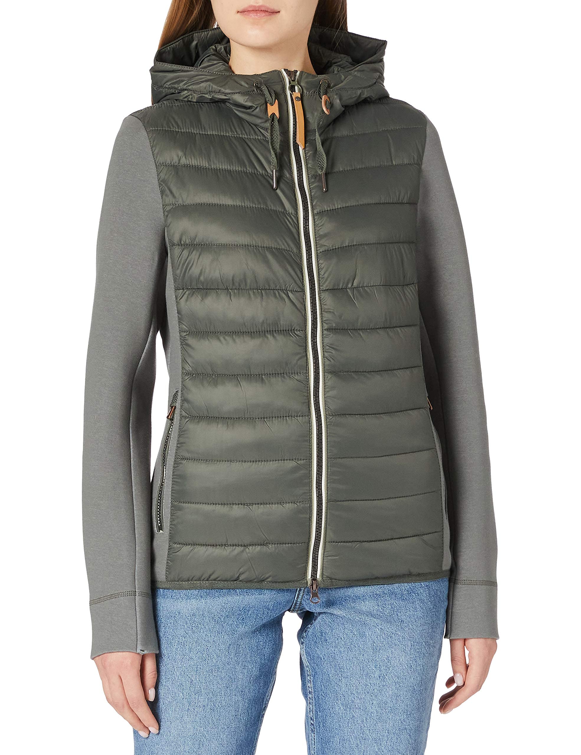 Camel Active Womenswear Women's 3.308105E+56 Jacket, Khaki, 40