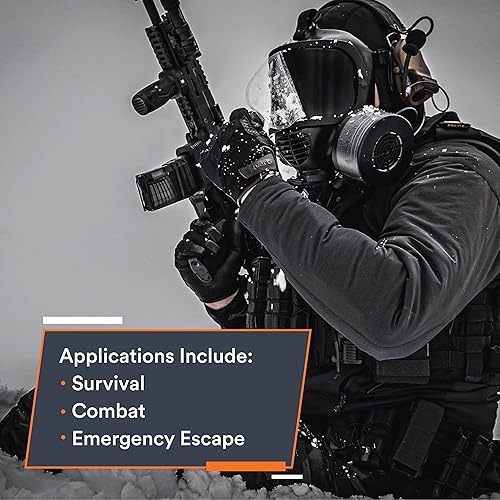 Miniatura 5 de MIRA Safety - NBC-77 SOF - Filtro de máscara de gas individual de 1.575 in - Filtros respiradores CBRN combinados especiales - Tamaño estándar OTAN