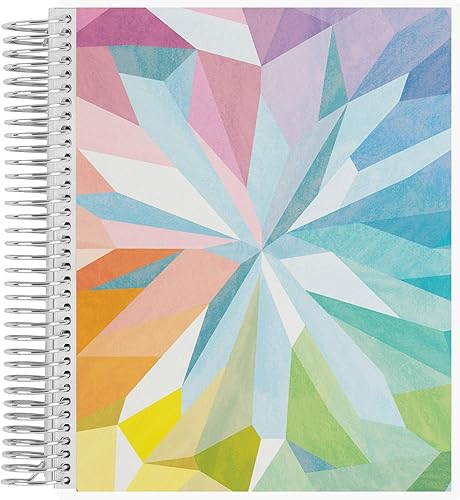 Erin Condren - Cuaderno espiral (productividad), con tapa intercambiable, papel forrado con lista de tareas con 160 páginas, 80 hojas de papel