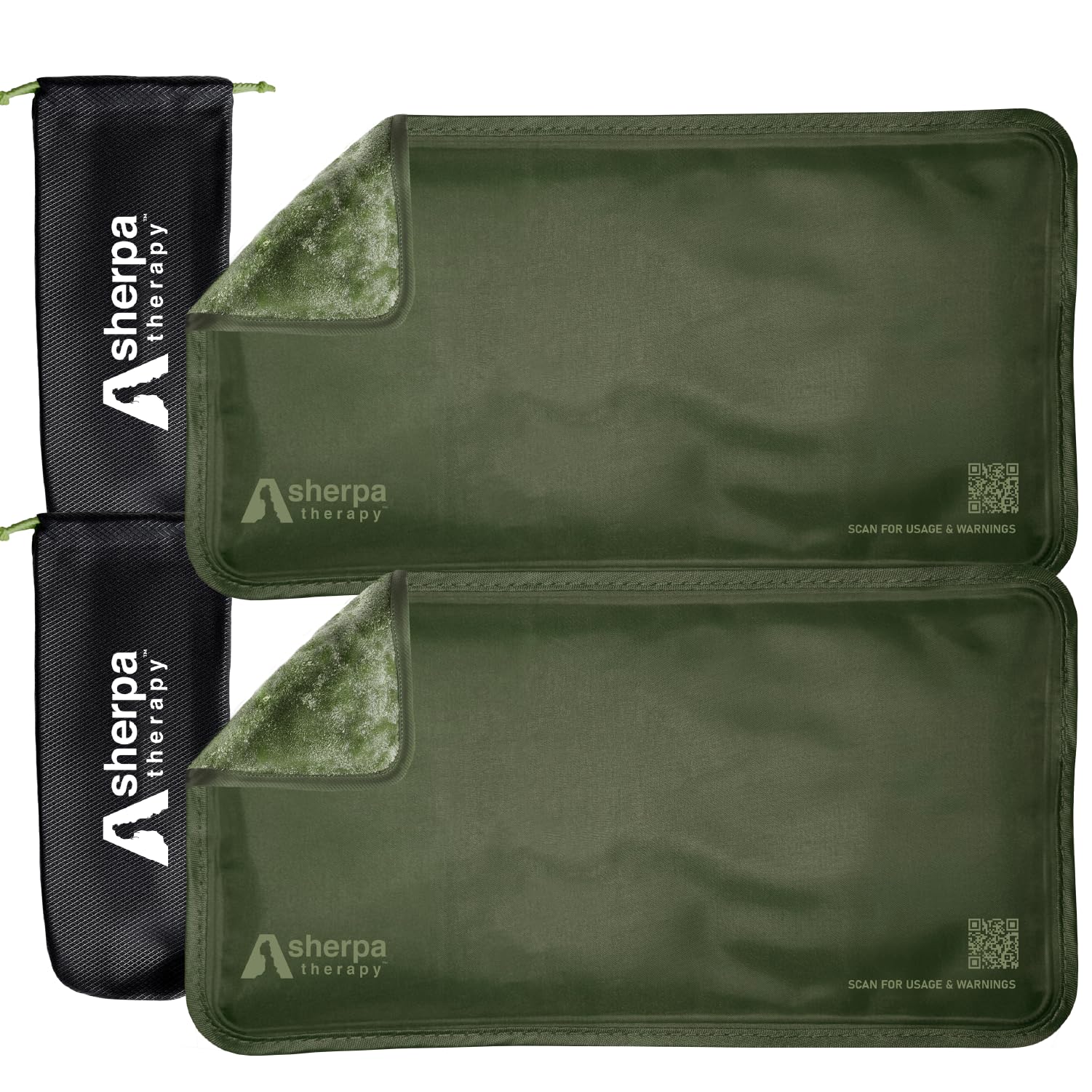 SHERPA THERAPY Small Flexible Gel Ice Packs for Injuries Reusable - Soft Hot and Cold Packs for Injuries for Ankle, Hand, Wrist, Head Pain Relief - 5"