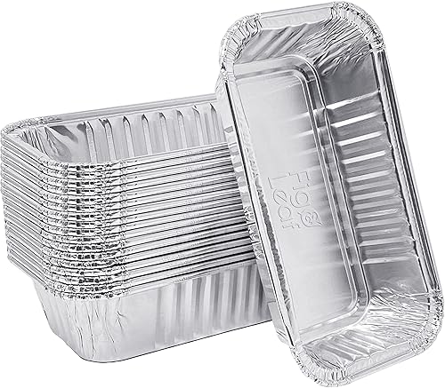 Fig & Leaf Paquete de 20 bandejas de goteo compatibles con Char-Broil Grills 9328812P06, revestimiento de aluminio desechable, se adapta a la