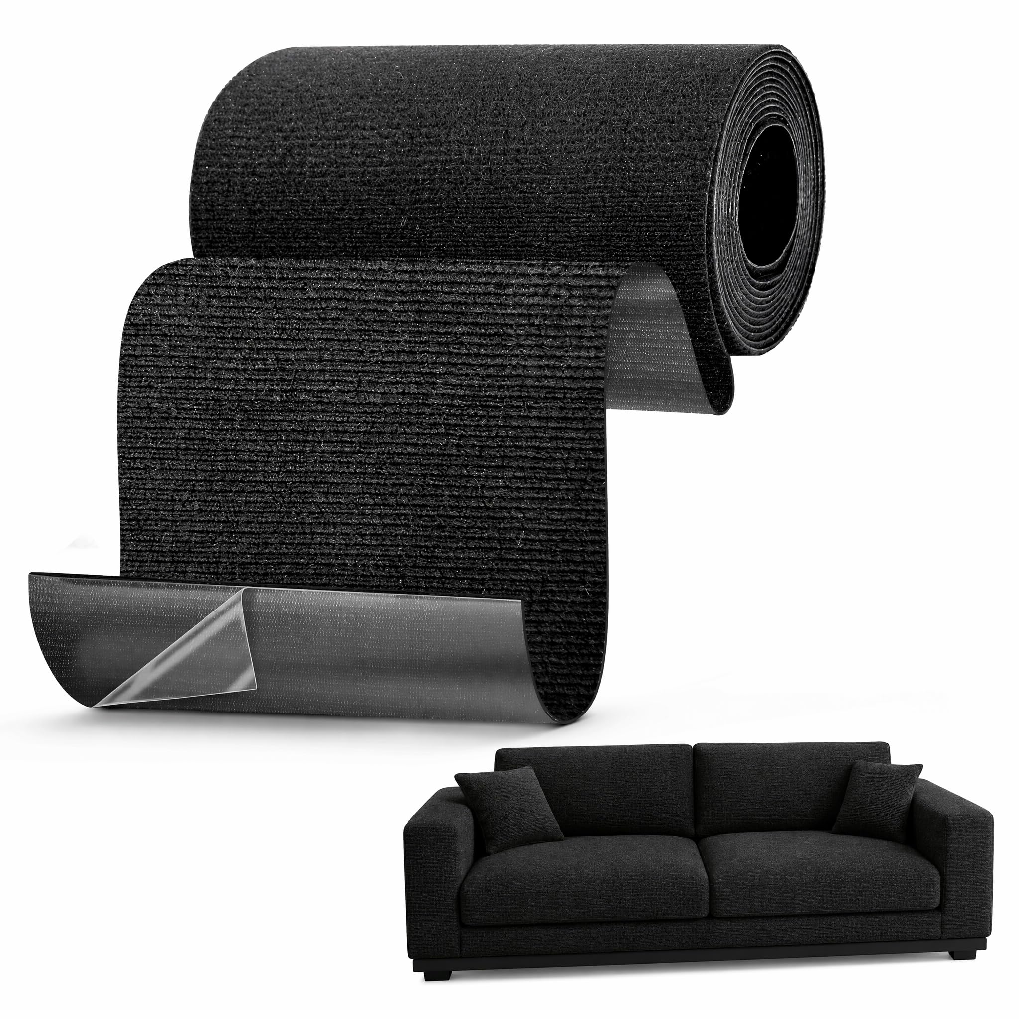 Fabric Repair Patch 10cm x 2m – Washable Self-Adhesive Cloth Tape for Canvas, Down Jackets, Tents, Awnings, Sofas & Boat Covers – No Sew, Heavy Duty, Durable Fabric Repair Tape for Clothing & Outdoor