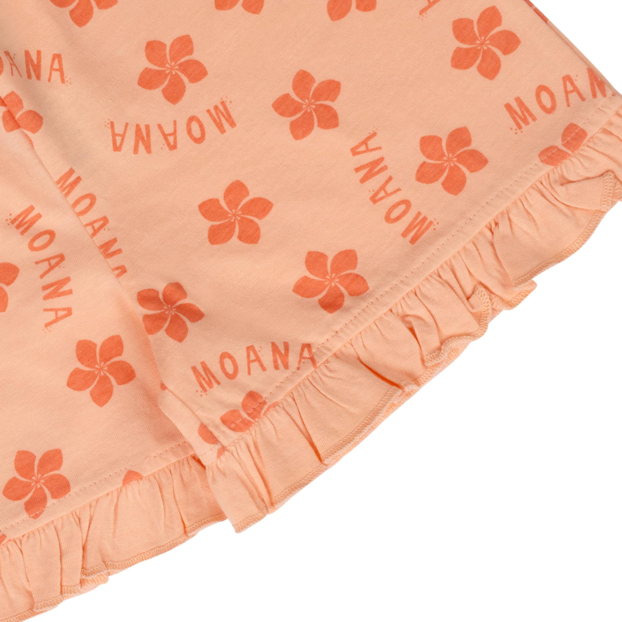 Disney Moana/Oceania - Vaiana - Pigiama a Maniche Corte per Bambini - 100% Cotone
