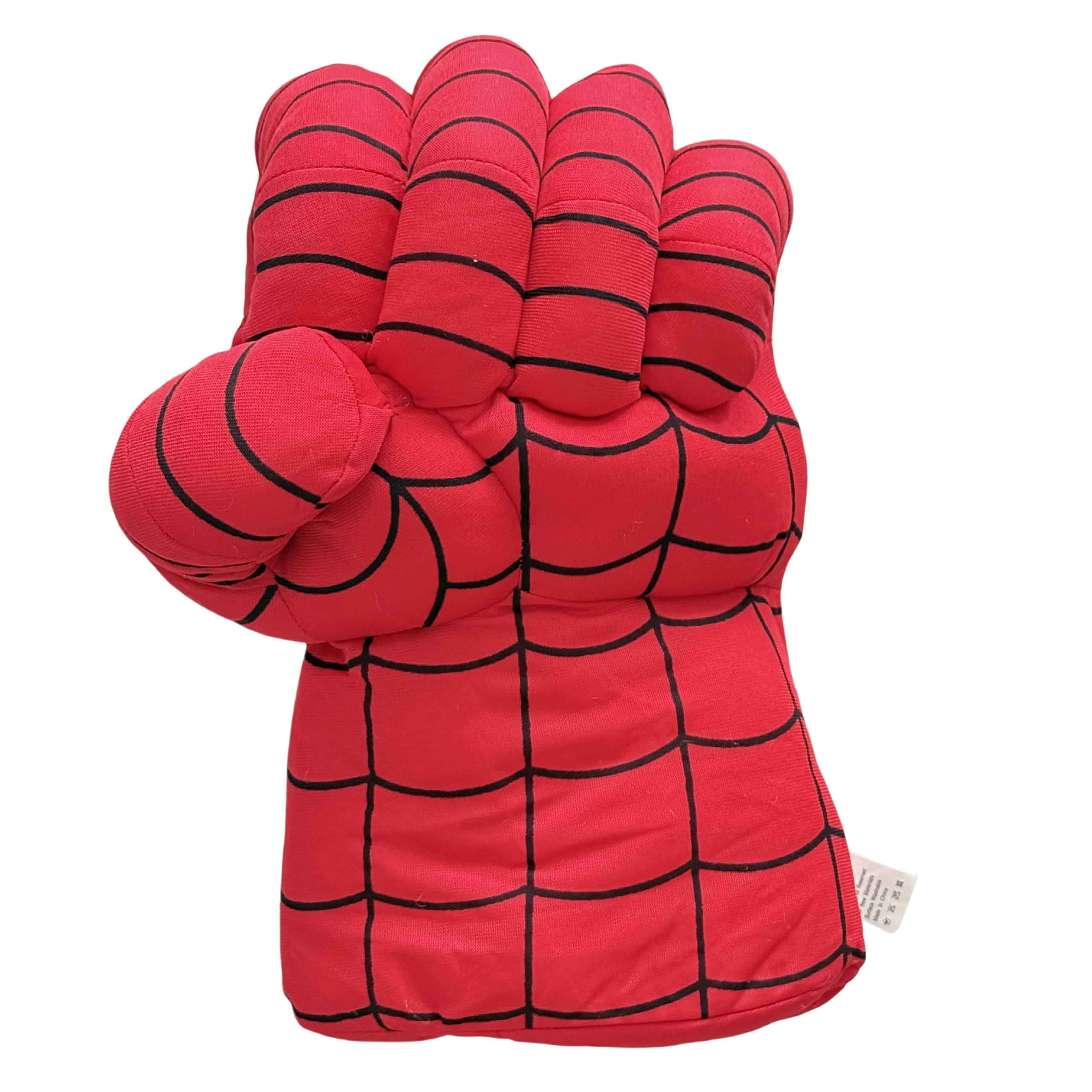 Superhelden Kinderspielzeug, Fausthandschuhe, Boxhandschuhe, Hände, weiche Plüschfäuste, Cosplay für Jungen, Geschenk zu Weihnachten, Halloween und Geburtstag (Red)
