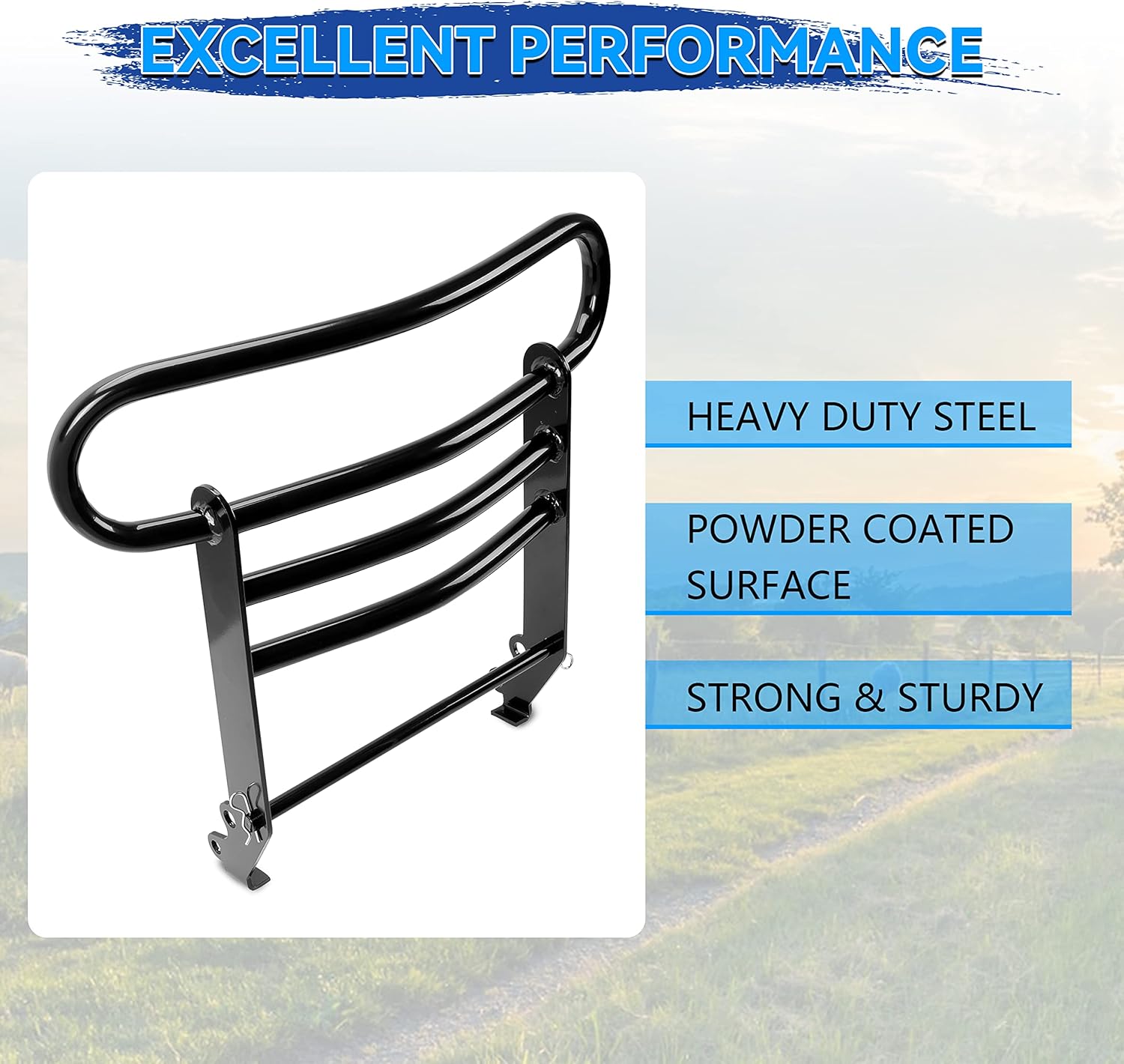 HECASA Brush Guard Compatible with John Deere X300 X500 Kit X304 X320 X324 X330 X340 X520 X530 X534 Replacement for BM23057 Bumper Guard