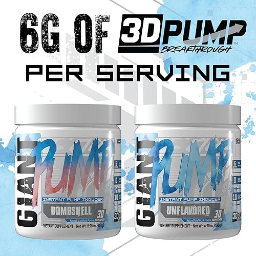 Miniatura 4 de Serie Giant Edge  Bomba gigante  Bomba 3D, L-citrulina para bombas y resistencia, sin estimulación, 30 porciones (caparazón)