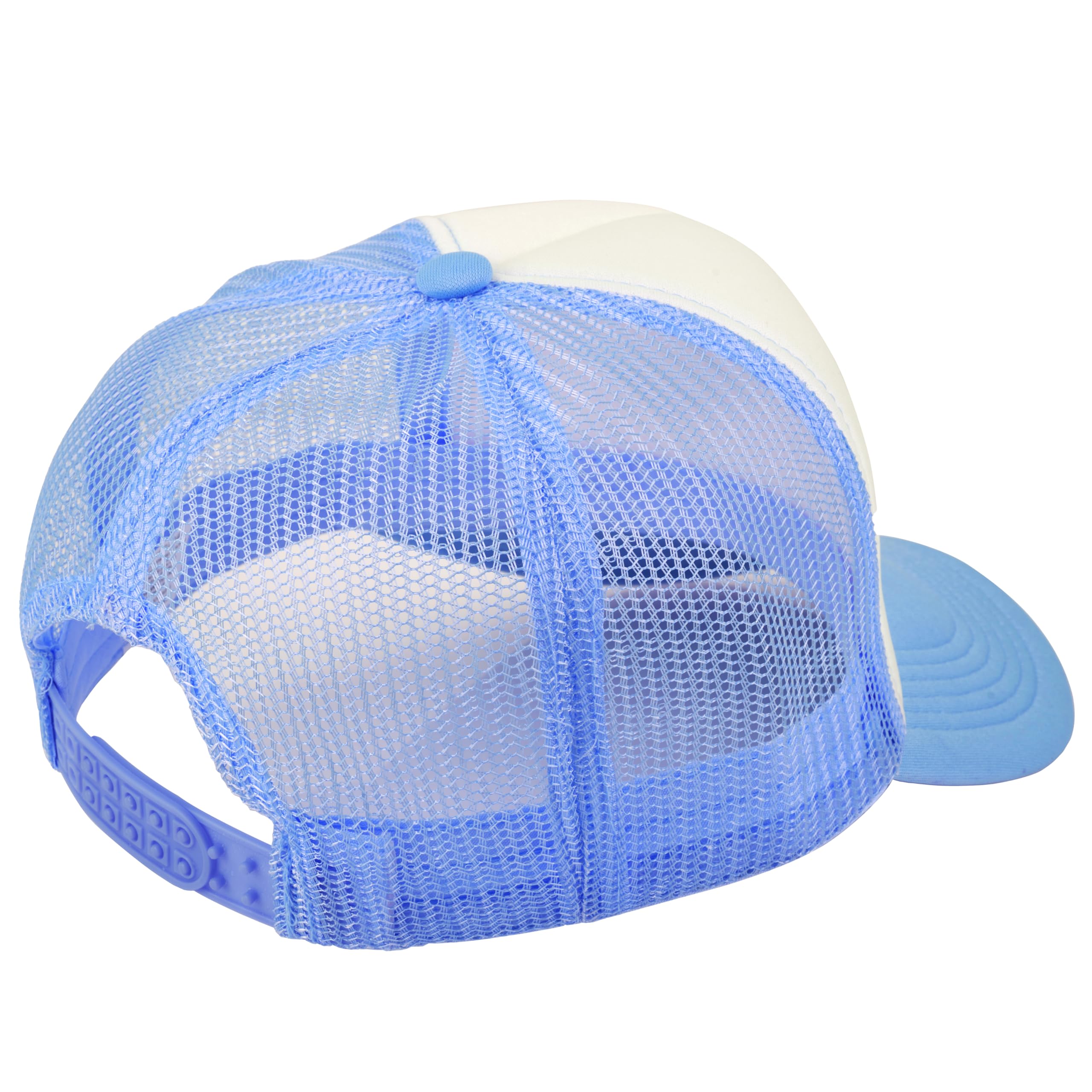 Gelante 12 gorras de camionero en blanco por sublimación, 5 paneles de malla, gorra de béisbol a granel