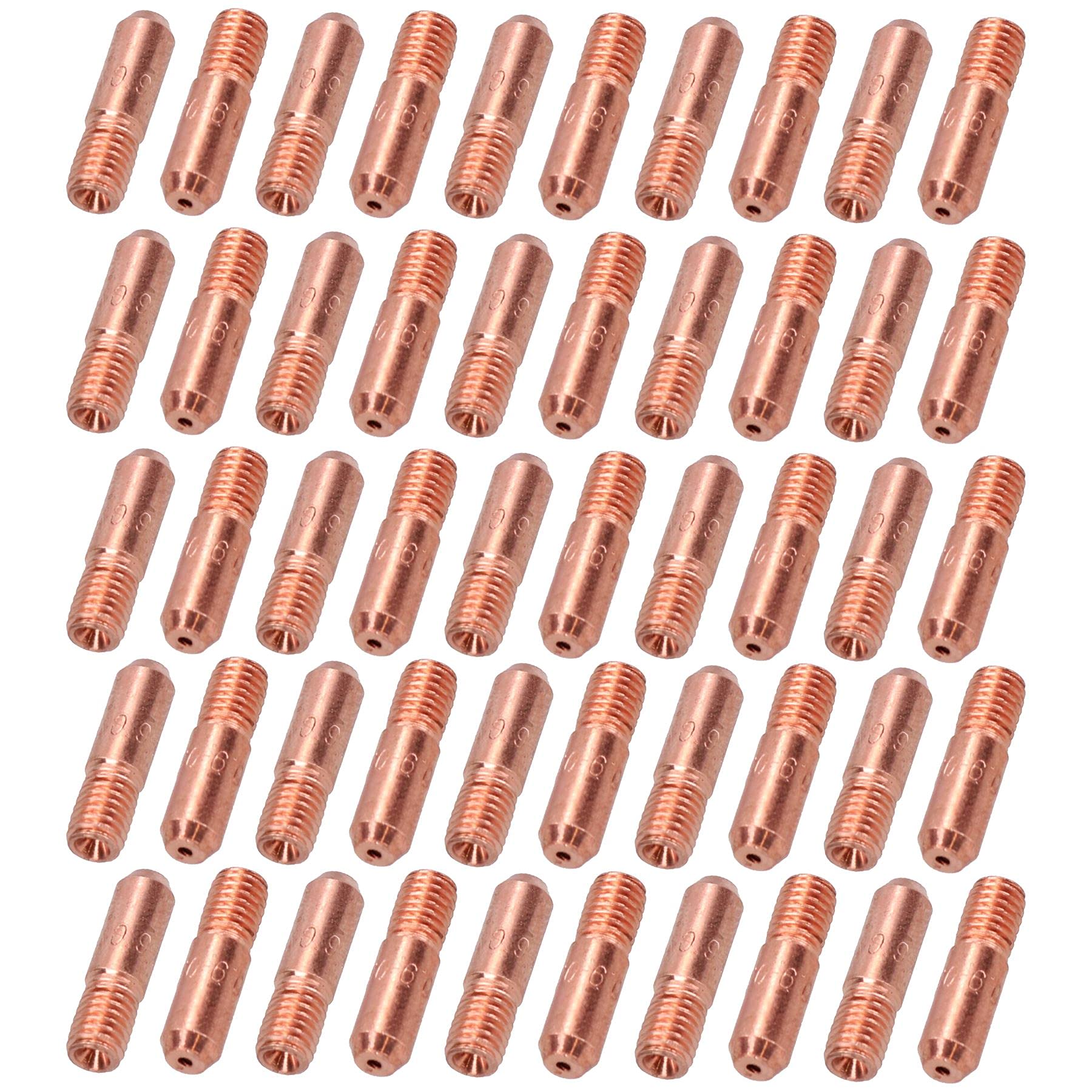 1.0mm Mini Contact Tips 50pk Hobby Welding Torch Welder MIG Gas M5 Thread