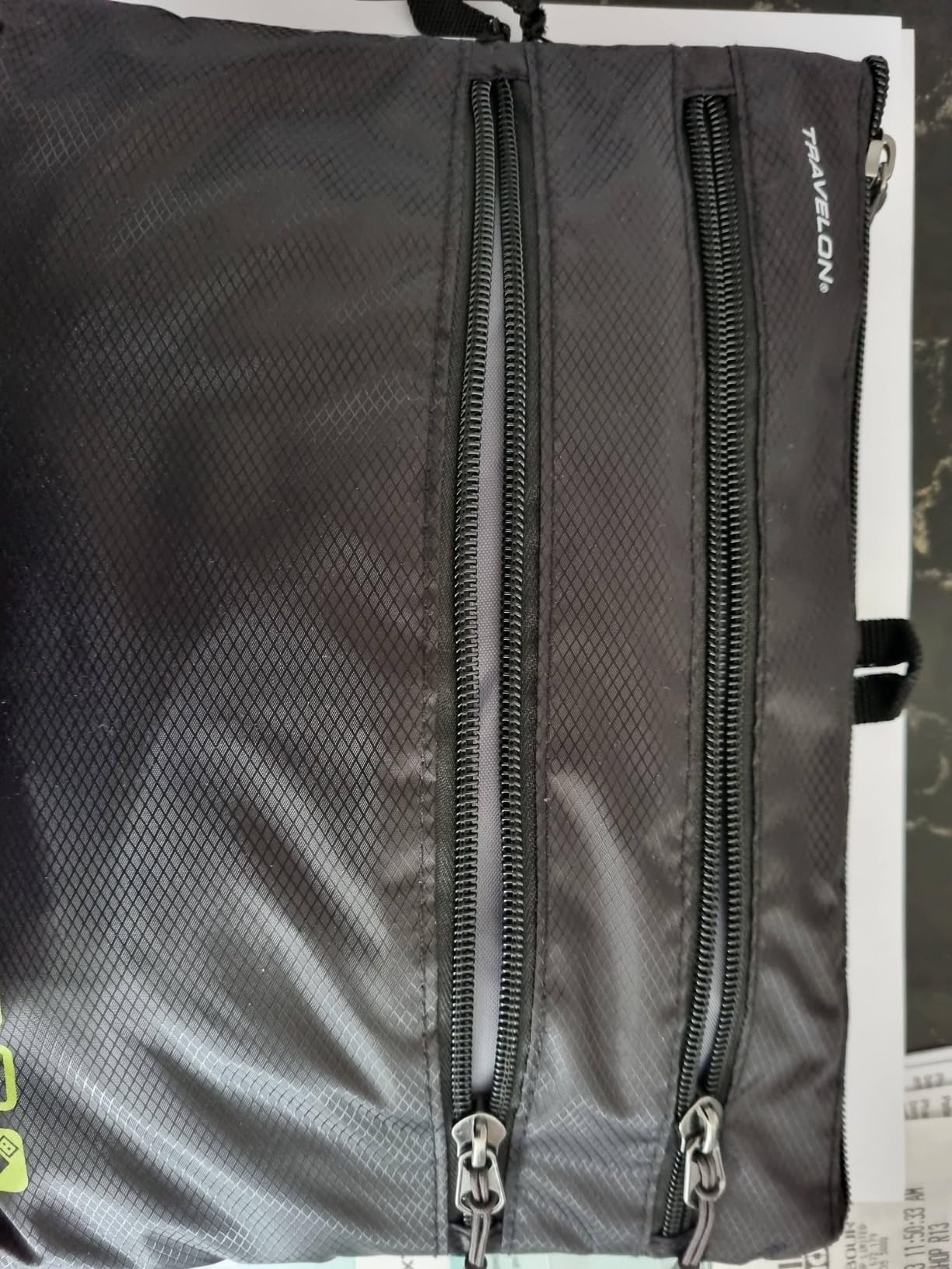 Travelon World Travel Essentials Seat Pack Organizer Black, Black