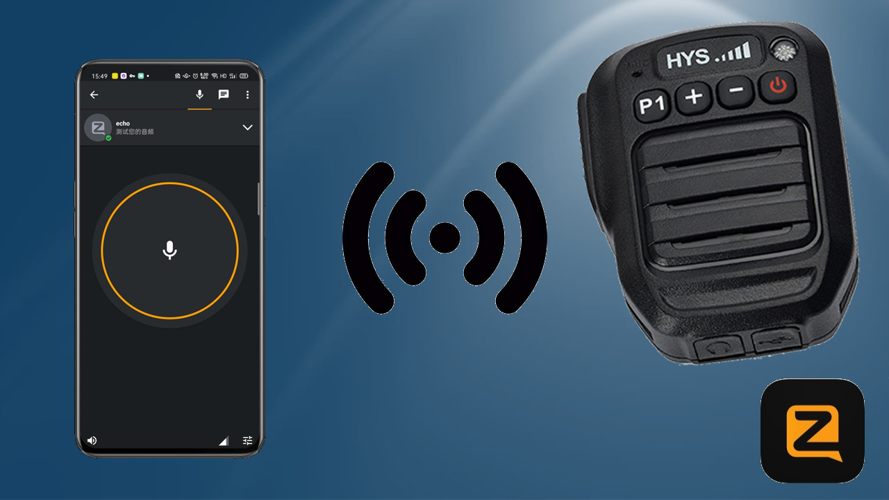 Amazon.com: HYS Bluetooth Microphone for Zello App, Wireless Mic