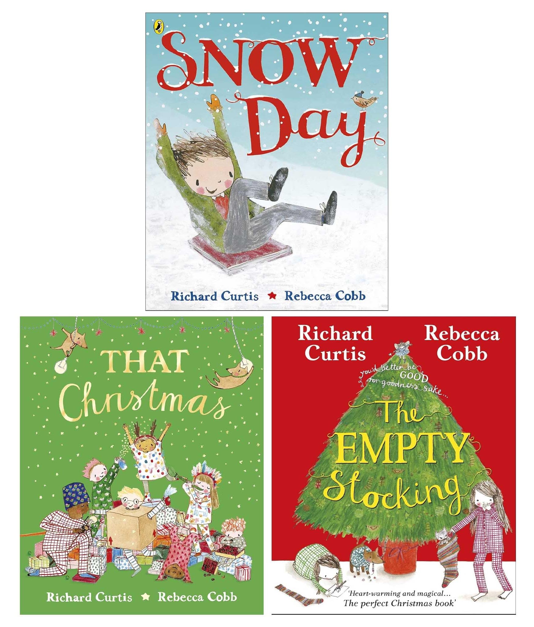 The Christmas Collection By Richard Curtis 3 Books Set (That Christmas, Snow Day & The Empty Stocking)