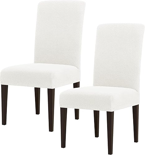 Subrtex Fundas para sillas de comedor cubiertas elásticas extraíbles para sillas de cocina comedor restaurante hotel