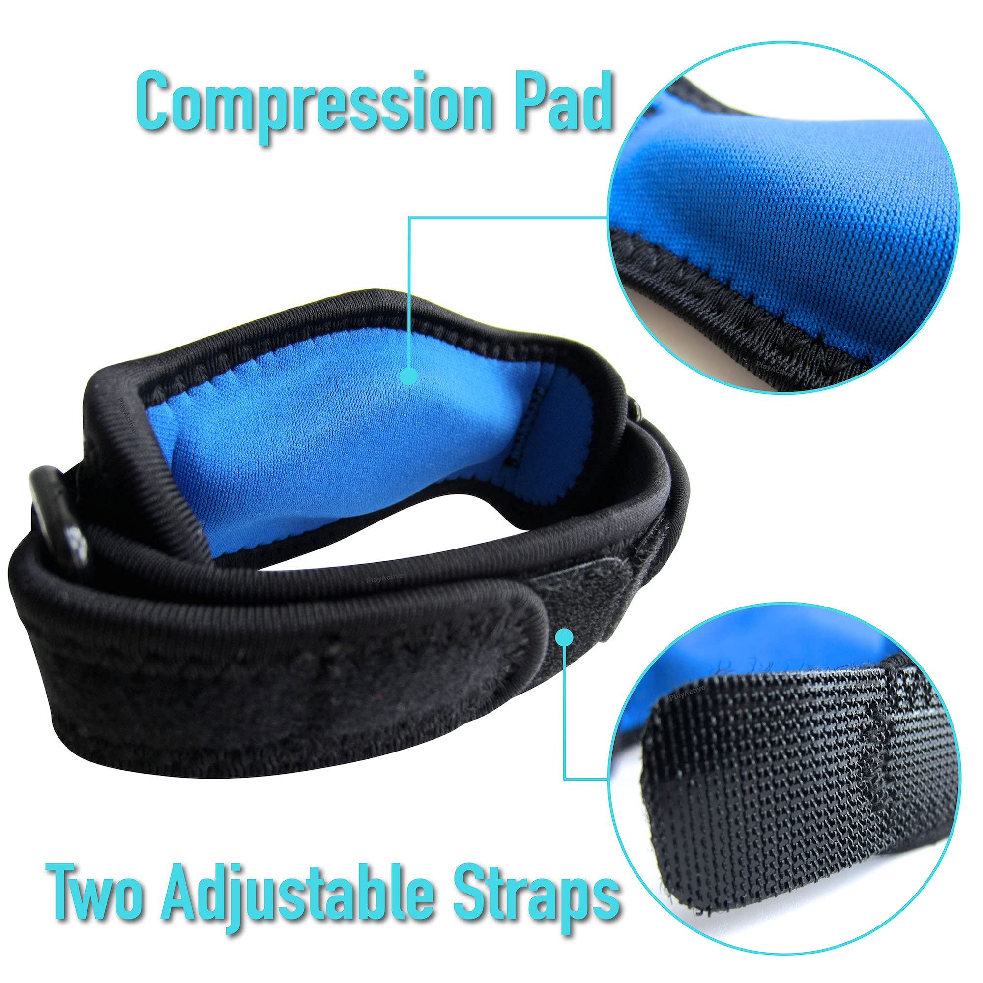 Tennis Elbow Brace (2+2 Pack) for Tendonitis Best Tennis & Golfer's