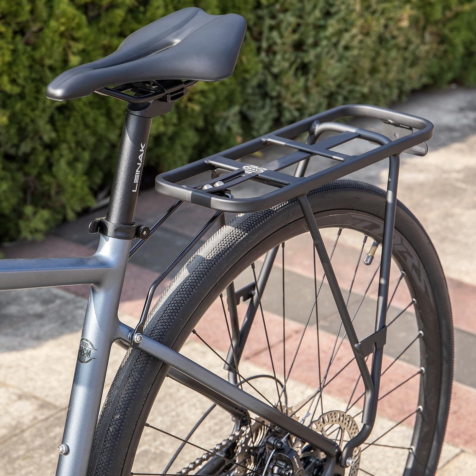CXWXC Soporte Trasero Bicicleta, Portaequipaje 66lbs para Freno Disco/Sin Disco, Cuadros 26-27,5/29 Pulgadas