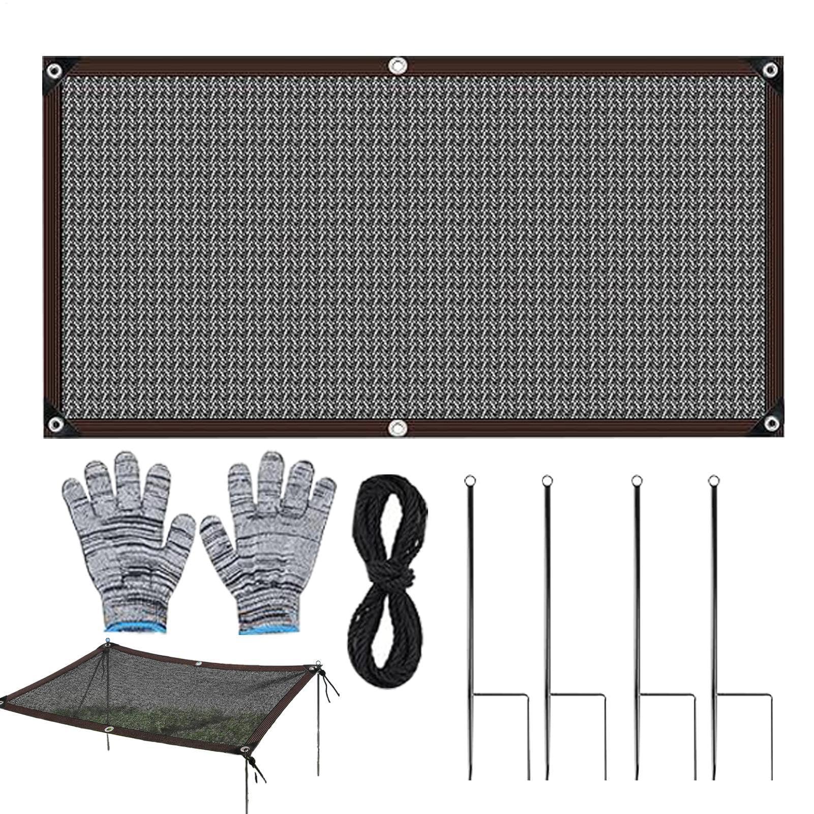Toile d'ombrage pour jardin extérieur, bâche en maille anti-UV pour patio et balcon