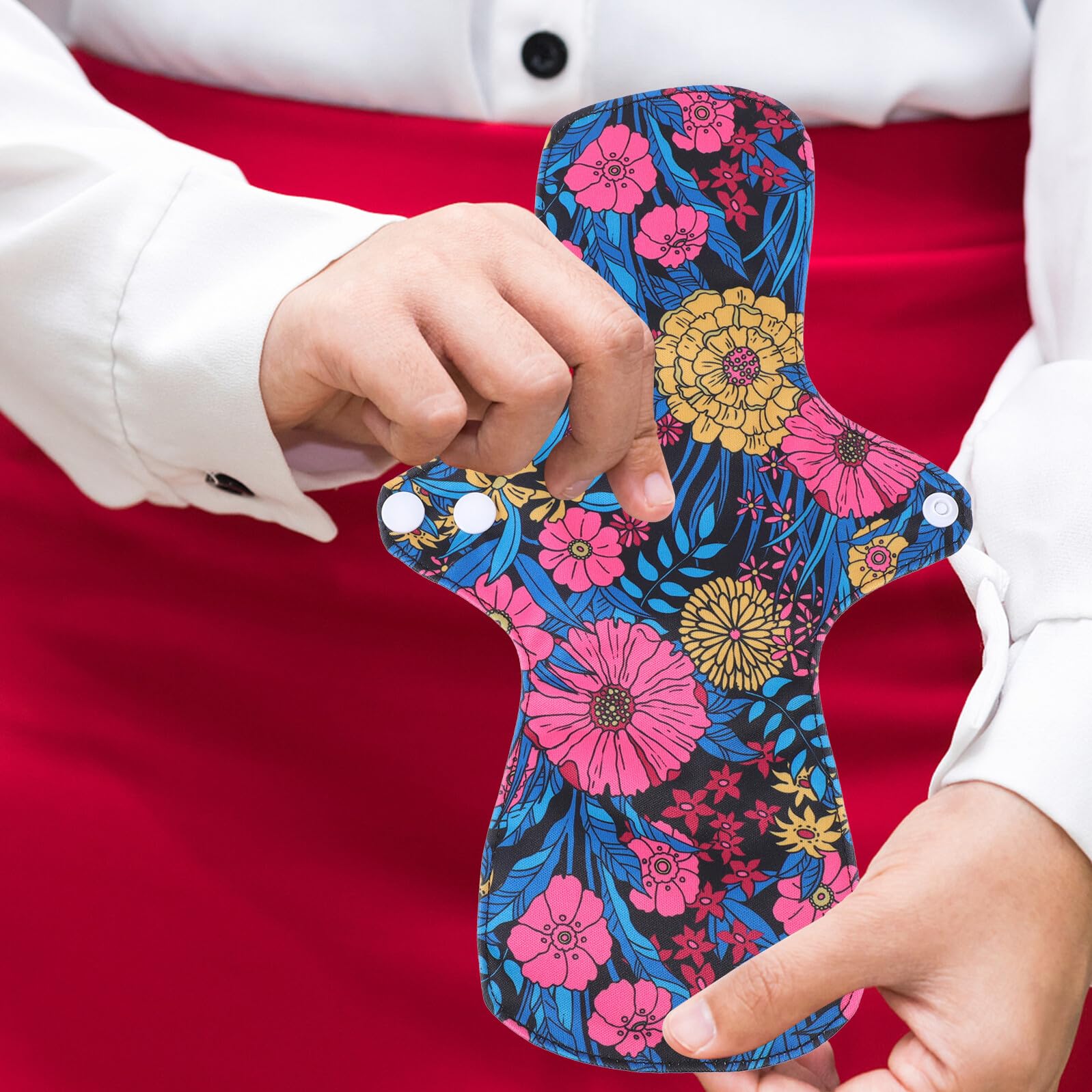 6 Stück Wiederverwendbare Atmungsaktive Slipeinlagen für Frauen mit Starker Saugfähigkeit aus Netzmaterial Auslaufsicher und Waschbar Geeignet für Menstruation und Wochenbett