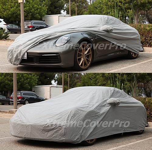 Miniatura 9 de Funda de coche personalizada FIT para Porsche 911 992 Carrera XtremeCoverPro Platinum Series 2019, 2020, 2021, 2022, color negro